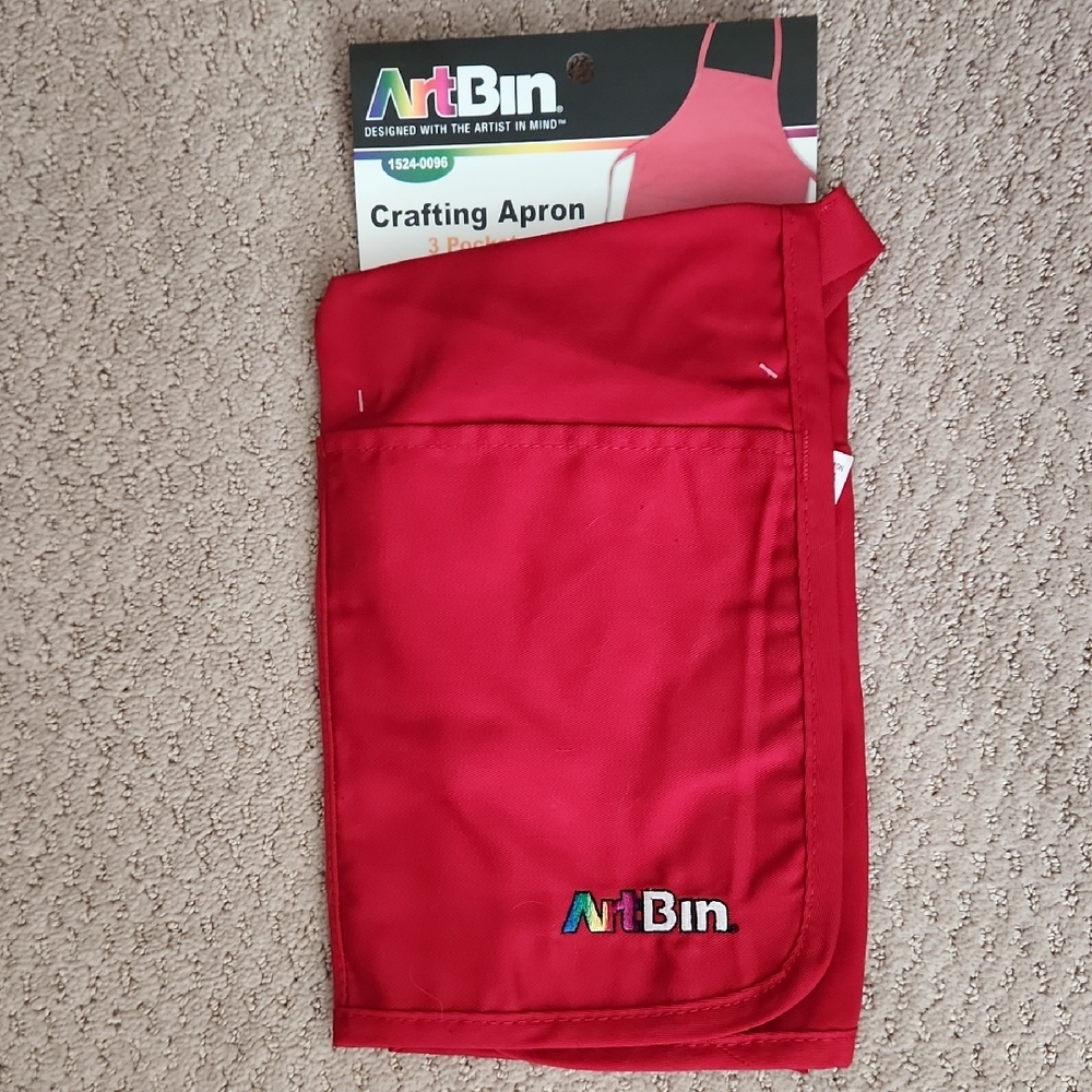 Red Crafting Apron